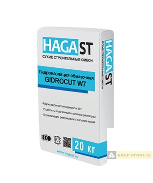 Гидроизоляция обмазочная HAGA ST GIDROCUT W7